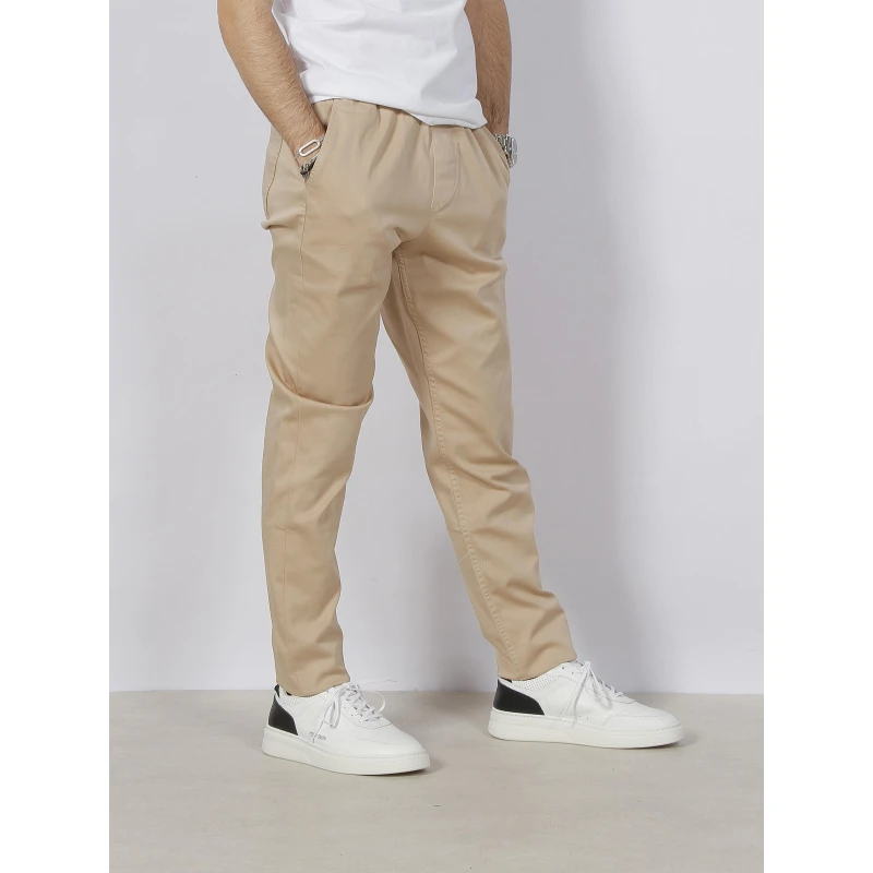 Pantalon Chino 734 Mastic Beige Homme - Serge Blanco 3 Pantalon Chino 734 Mastic Beige Homme - Serge Blanco