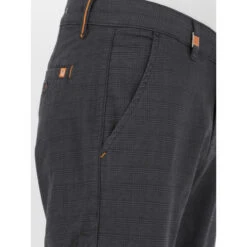 Pantalon Chino à Carreaux Jack Noir Homme - Benson & Cherry -TEDDY Vetements Magasin pantalon chino a carreaux jack noir homme benson cherry 3