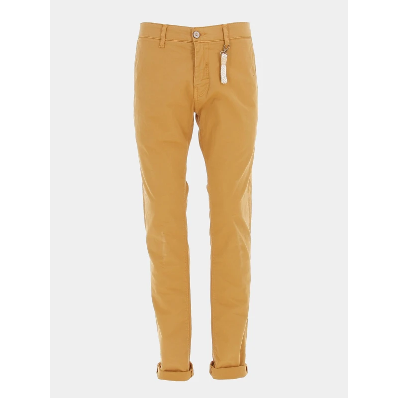 Pantalon Chino Casual Marron Homme - Izac 3 Pantalon Chino Casual Marron Homme - Izac