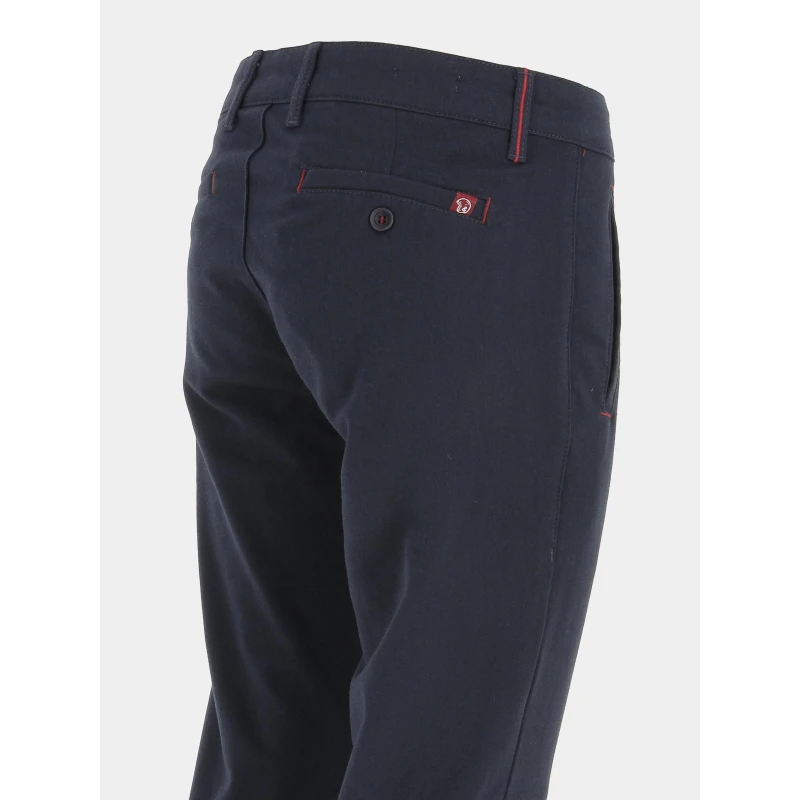 Pantalon Chino Classic Slim Marine Homme - Benson & Cherry 6 Pantalon Chino Classic Slim Marine Homme - Benson & Cherry – Image 4
