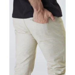 Pantalon Chino Crusy Beige Chiné Homme - Picture -TEDDY Vetements Magasin pantalon chino crusy beige chine homme picture 3