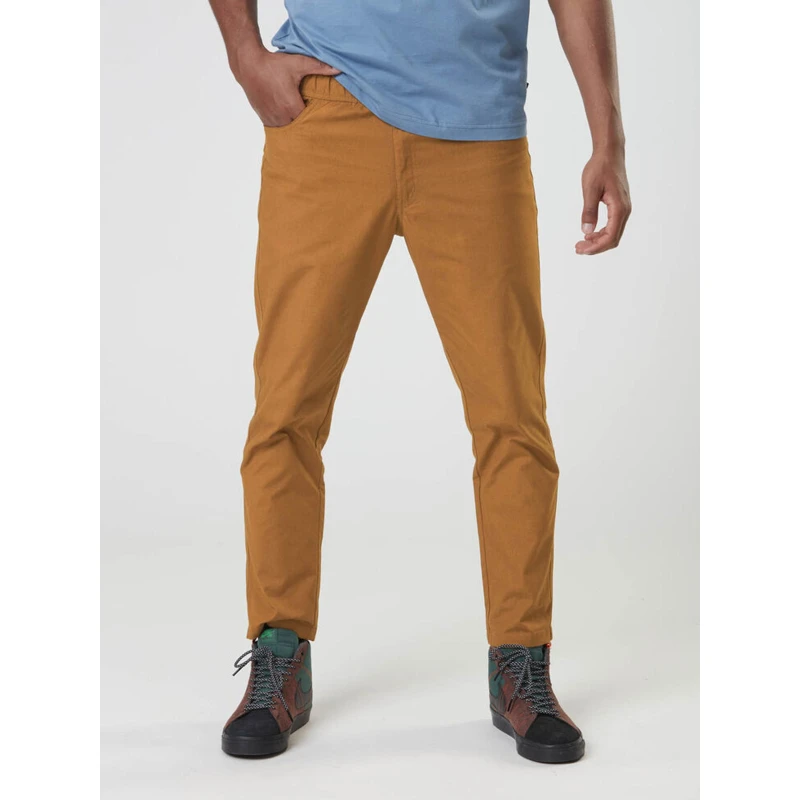 Pantalon Chino Dalaro Marron Homme - Picture 3 Pantalon Chino Dalaro Marron Homme - Picture