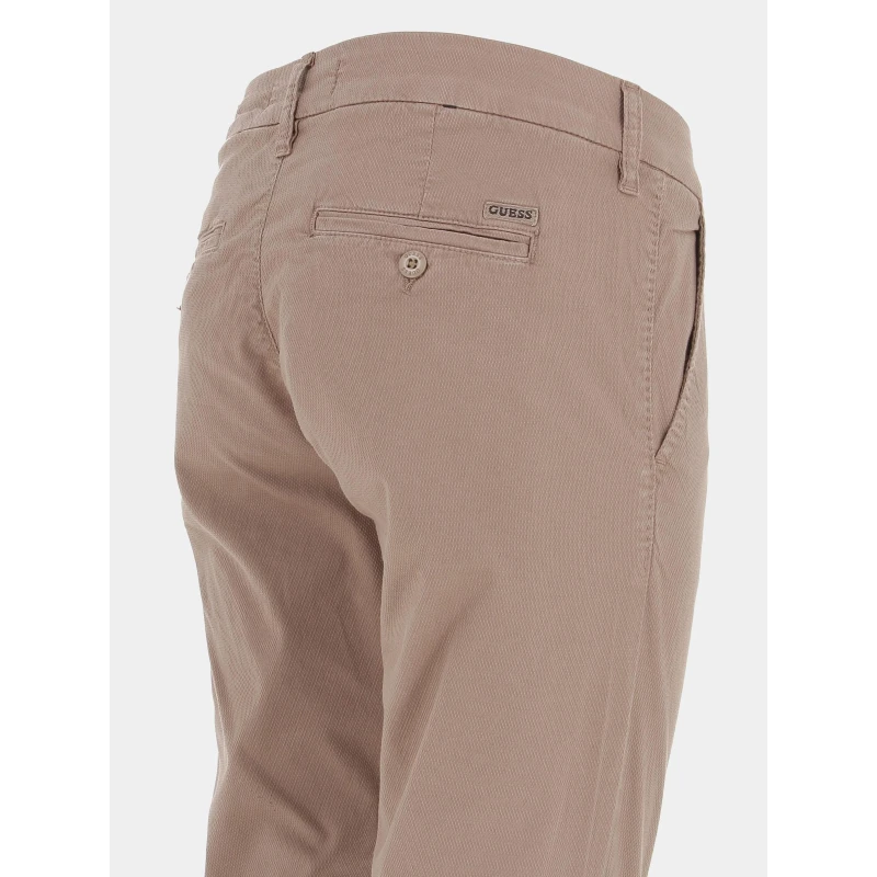Pantalon Chino Daniel Marron Homme - Guess 6 Pantalon Chino Daniel Marron Homme - Guess – Image 4