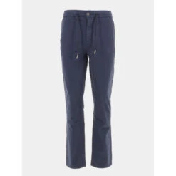 Pantalon Chino Idris Bleu Marine Homme - Deeluxe