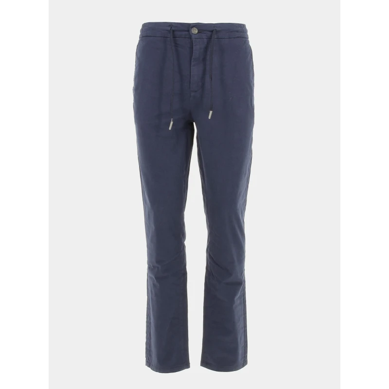 Pantalon Chino Idris Bleu Marine Homme - Deeluxe 3 Pantalon Chino Idris Bleu Marine Homme - Deeluxe