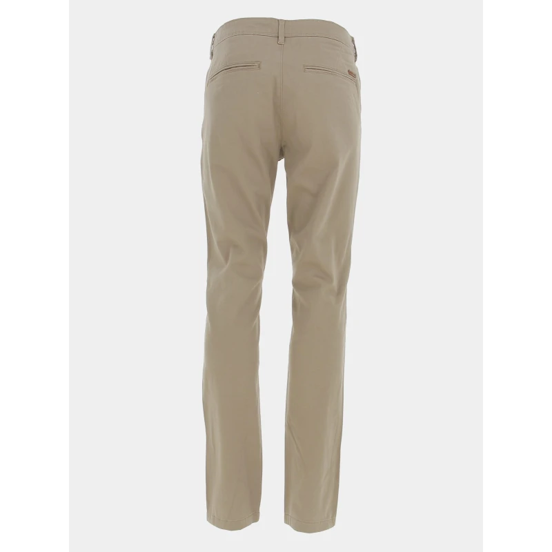 Pantalon Chino Marco Bowie Beige Foncé Homme - Jack & Jones 4 Pantalon Chino Marco Bowie Beige Foncé Homme - Jack & Jones – Image 2