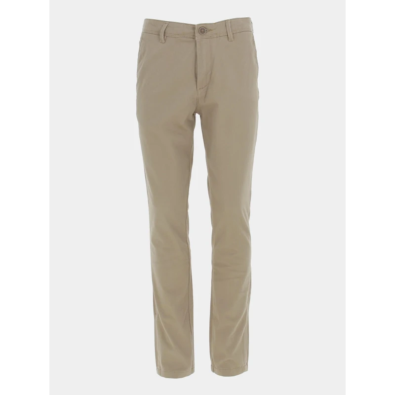 Pantalon Chino Marco Bowie Beige Foncé Homme - Jack & Jones 3 Pantalon Chino Marco Bowie Beige Foncé Homme - Jack & Jones
