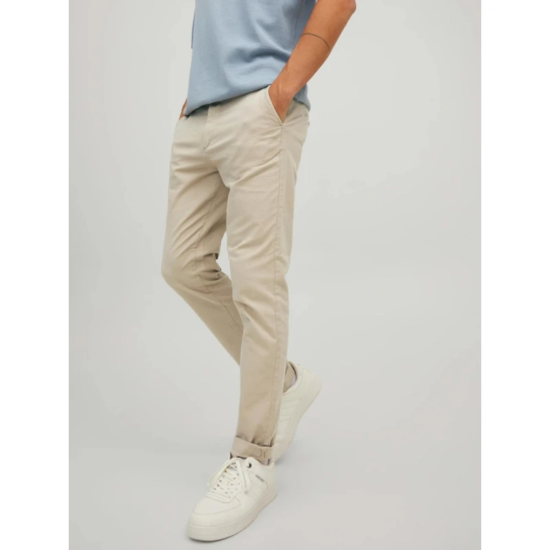 Pantalon Chino Marco Fury Beige Homme - Jack & Jones 3 Pantalon Chino Marco Fury Beige Homme - Jack & Jones
