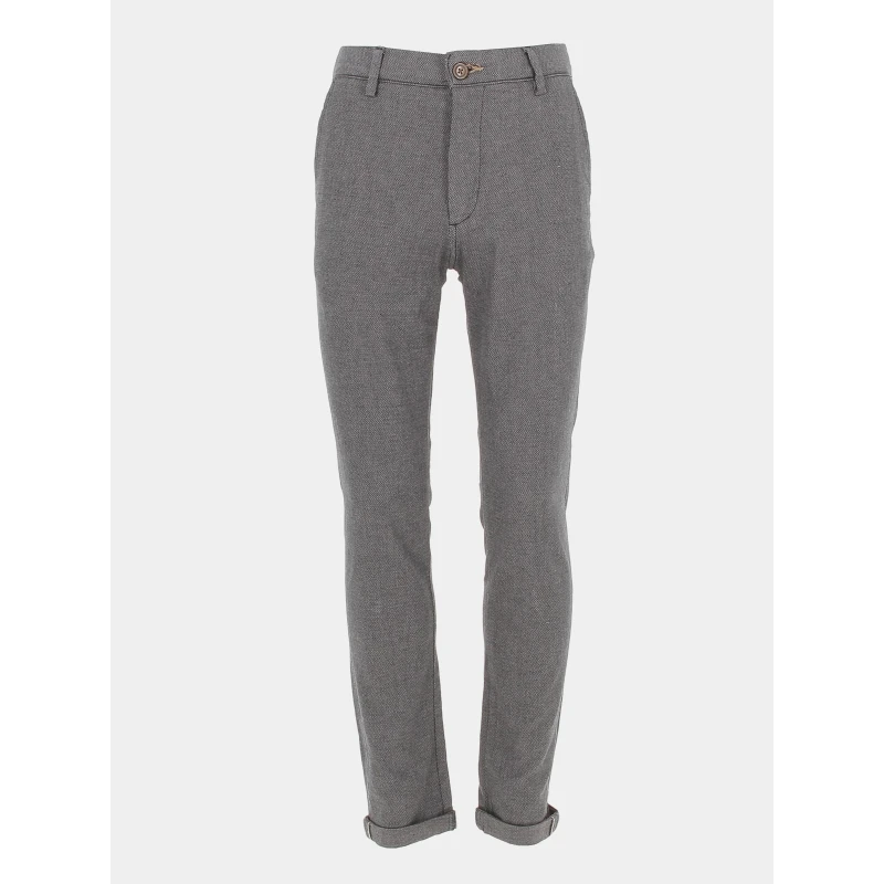 Pantalon Chino Marco Fury Gris Homme - Jack & Jones 3 Pantalon Chino Marco Fury Gris Homme - Jack & Jones