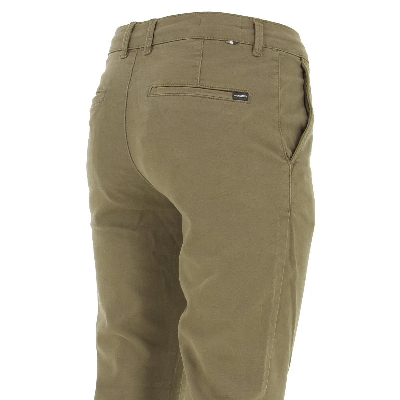 Pantalon Chino Marco Lewis Slim Kaki Homme - Jack & Jones 6 Pantalon Chino Marco Lewis Slim Kaki Homme - Jack & Jones – Image 4