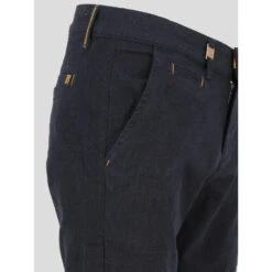 Pantalon Chino Signature Bleu Homme - Benson & Cherry -TEDDY Vetements Magasin pantalon chino signature bleu homme benson cherry 3