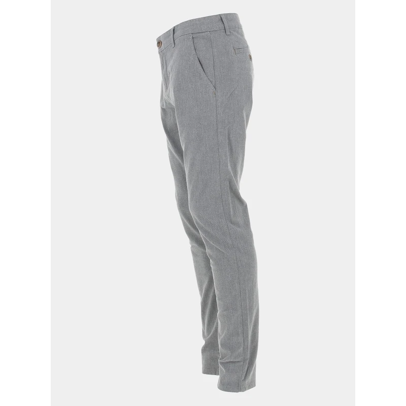 Pantalon Chino Signature Gris Homme - Benson & Cherry 5 Pantalon Chino Signature Gris Homme - Benson & Cherry – Image 3