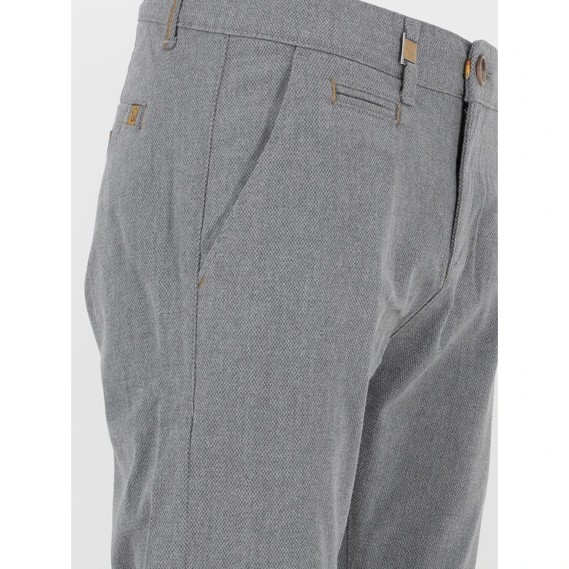 Pantalon Chino Signature Gris Homme - Benson & Cherry 6 Pantalon Chino Signature Gris Homme - Benson & Cherry – Image 4