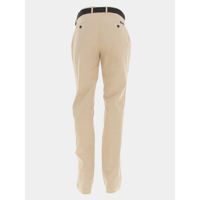 Pantalon Chino Slim Garment Beige Homme - Calvin Klein 4 Pantalon Chino Slim Garment Beige Homme - Calvin Klein – Image 2