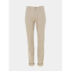 Pantalon Chino Slim Peps Beige Homme - Izac