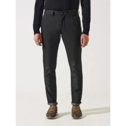 Pantalon Chino Slim Verrebi Urbain Noir Homme - Izac