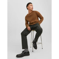 Pantalon Chino Stollie Benji Gris Homme - Jack & Jones -TEDDY Vetements Magasin pantalon chino stollie benji gris homme jack jones 3