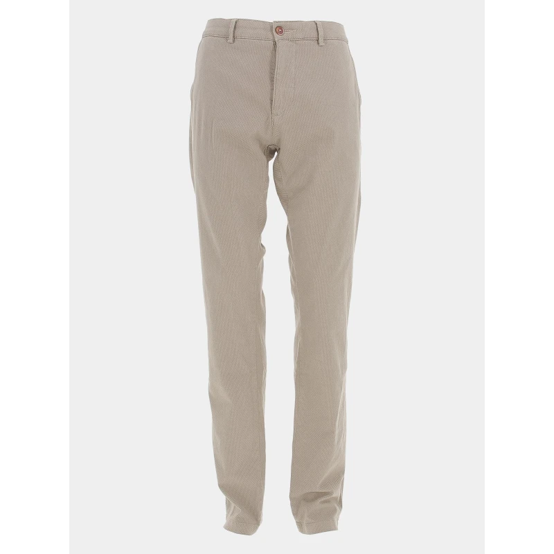 Pantalon Chino Vitamine Imprimé Beige Homme - Izac 3 Pantalon Chino Vitamine Imprimé Beige Homme - Izac