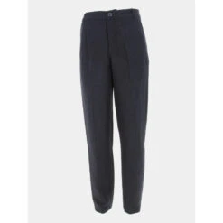 Pantalon En Lin Deep Bleu Marine Homme - Armani Exchange