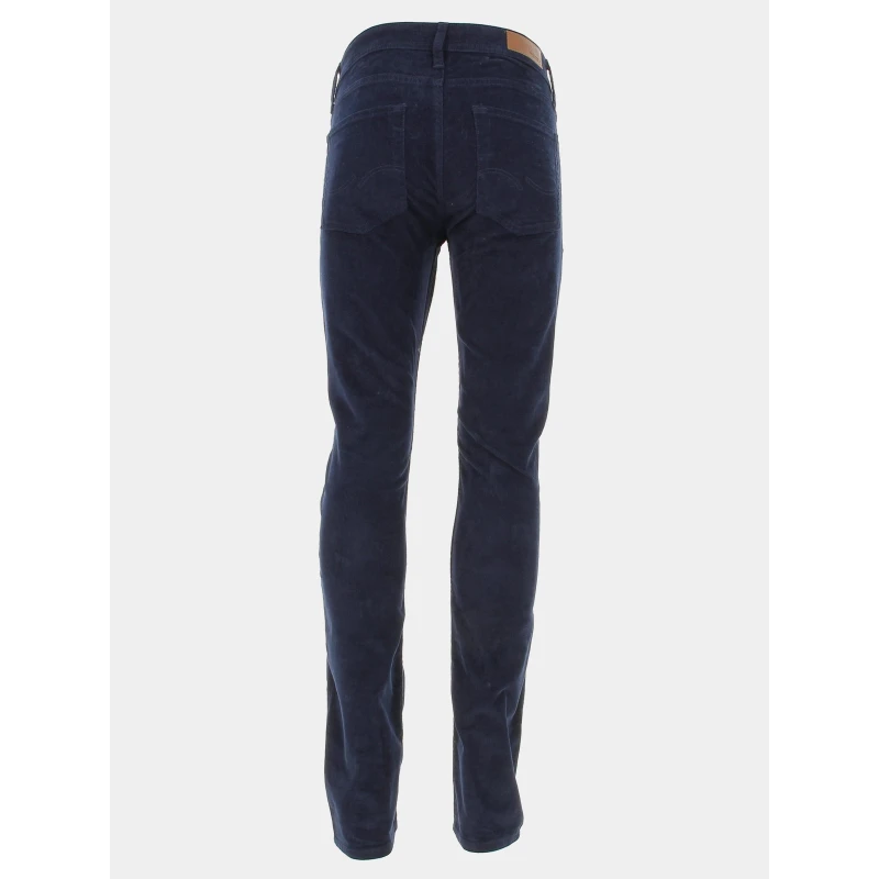 Pantalon En Velours Cotêlé Bleu Marine Homme - Jack & Jones 4 Pantalon En Velours Cotêlé Bleu Marine Homme - Jack & Jones – Image 2