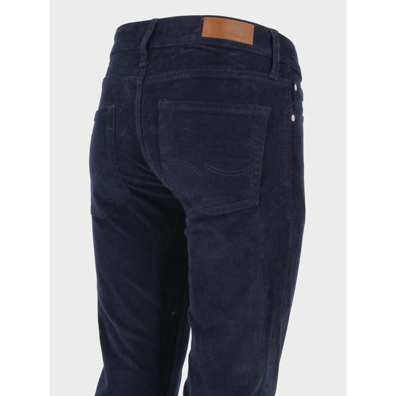 Pantalon En Velours Cotêlé Bleu Marine Homme - Jack & Jones 6 Pantalon En Velours Cotêlé Bleu Marine Homme - Jack & Jones – Image 4