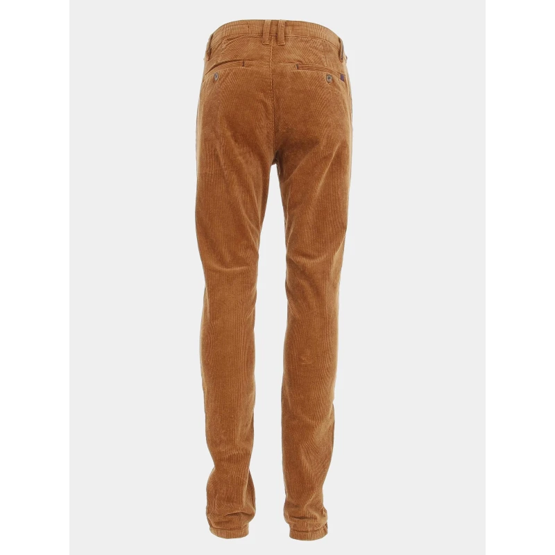 Pantalon Velours Signature Camel Homme - Benson & Cherry 4 Pantalon Velours Signature Camel Homme - Benson & Cherry – Image 2