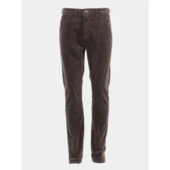 Pantalon Velours Signature Marron Homme - Benson & Cherry