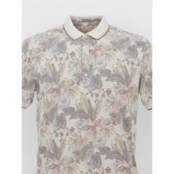 Polo à Fleurs Pasy 2 Beige Homme - Teddy Smith -TEDDY Vetements Magasin polo a fleurs pasy 2 beige homme teddy smith 3