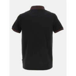 Polo Garance Uni Noir Homme - Benson & Cherry 8 Polo Garance Uni Noir Homme - Benson & Cherry -TEDDY Vetements Magasin polo garance uni noir homme benson cherry 2