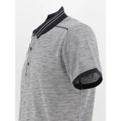 Polo Gifford à Carreaux Noir Blanc Homme - Benson & Cherry -TEDDY Vetements Magasin polo gifford a carreaux noir blanc homme benson cherry 3
