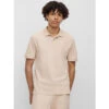 Polo Logo Embossé Drouts Beige Homme - Hugo 2 Polo Logo Embossé Drouts Beige Homme - Hugo -TEDDY Vetements Magasin polo logo embosse drouts beige homme hugo