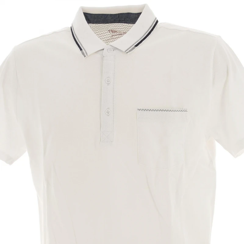 Polo Lony Blanc Homme - Teddy Smith 5 Polo Lony Blanc Homme - Teddy Smith – Image 3