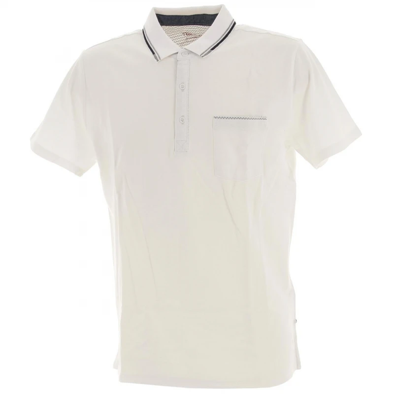 Polo Lony Blanc Homme - Teddy Smith 3 Polo Lony Blanc Homme - Teddy Smith