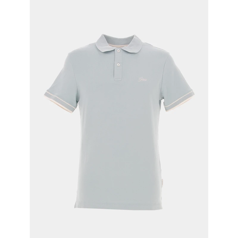 Polo Olivier Lagon Bleu Homme - Guess 3 Polo Olivier Lagon Bleu Homme - Guess
