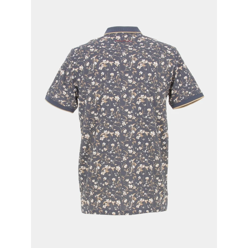Polo Pasy Floral Noir Homme - Teddy Smith 4 Polo Pasy Floral Noir Homme - Teddy Smith – Image 2
