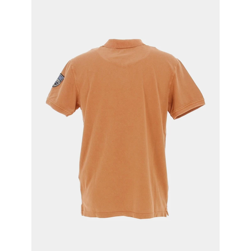 Polo Uni California Orange Homme - Petrol Industries 4 Polo Uni California Orange Homme - Petrol Industries – Image 2