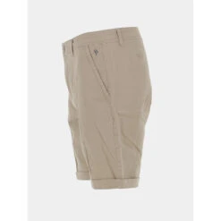 SUN VALLEY Short Chino Mahan Marron Homme - Sunvalley -TEDDY Vetements Magasin short chino mahan marron homme sunvalley 2