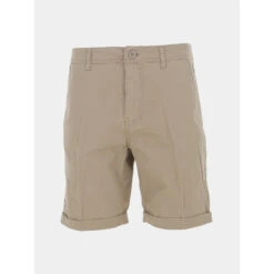 SUN VALLEY Short Chino Mahan Marron Homme - Sunvalley