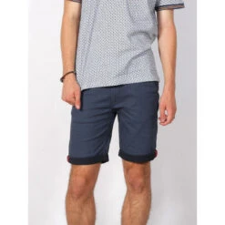 Short Chino Twill Stretch Imprimés Bleu Marine - Rms 26