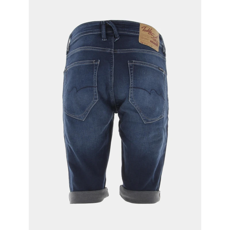 Short En Jean Scotty 3 Bleu Marine Homme - Teddy Smith 4 Short En Jean Scotty 3 Bleu Marine Homme - Teddy Smith – Image 2