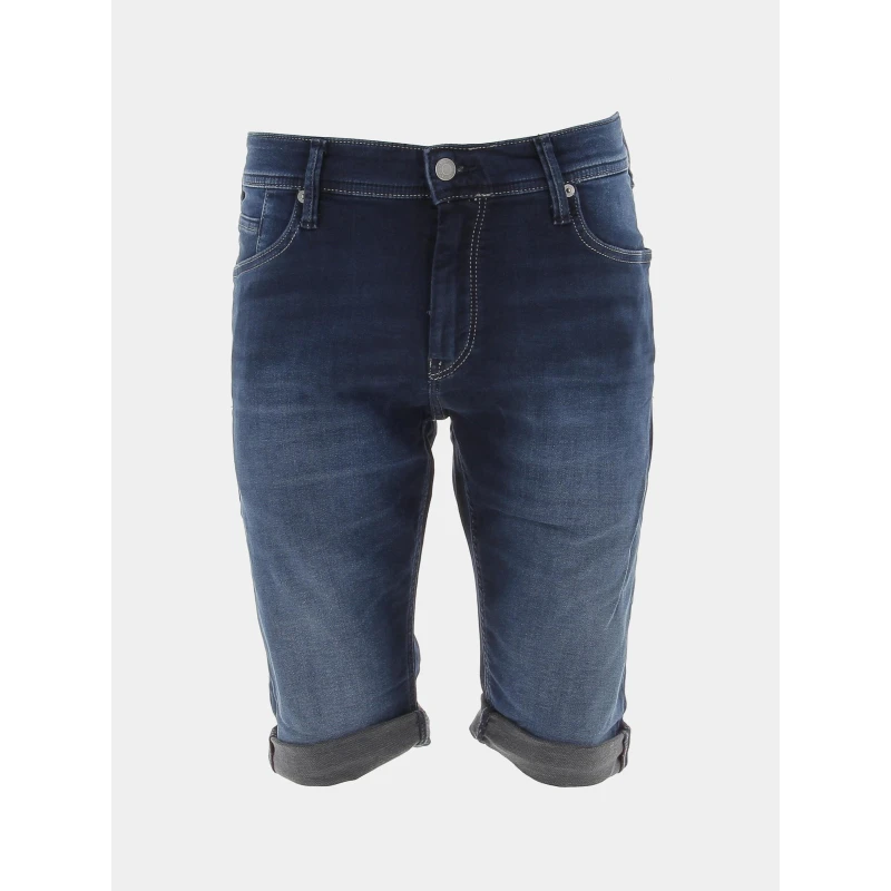 Short En Jean Scotty 3 Bleu Marine Homme - Teddy Smith 3 Short En Jean Scotty 3 Bleu Marine Homme - Teddy Smith