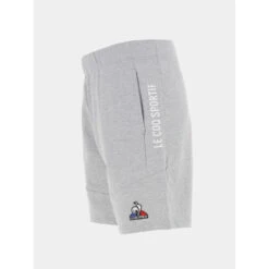 Short Jogging Essential Regular Gris Chiné Homme - Le Coq Sportif -TEDDY Vetements Magasin short jogging essential regular gris chine homme le coq sportif 2