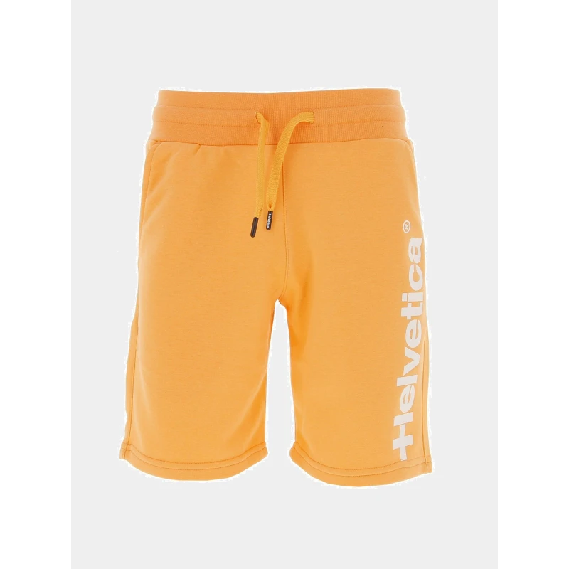 Short Jogging Kilian Orange Homme - Helvetica 3 Short Jogging Kilian Orange Homme - Helvetica