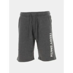 Short Jogging Mickael Gris Anthracite Homme - Teddy Smith