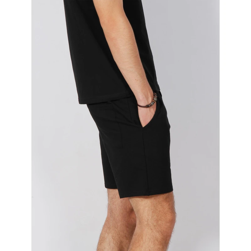 Short Logo Imprimé Relief Noir Homme - Project X Paris 5 Short Logo Imprimé Relief Noir Homme - Project X Paris – Image 3