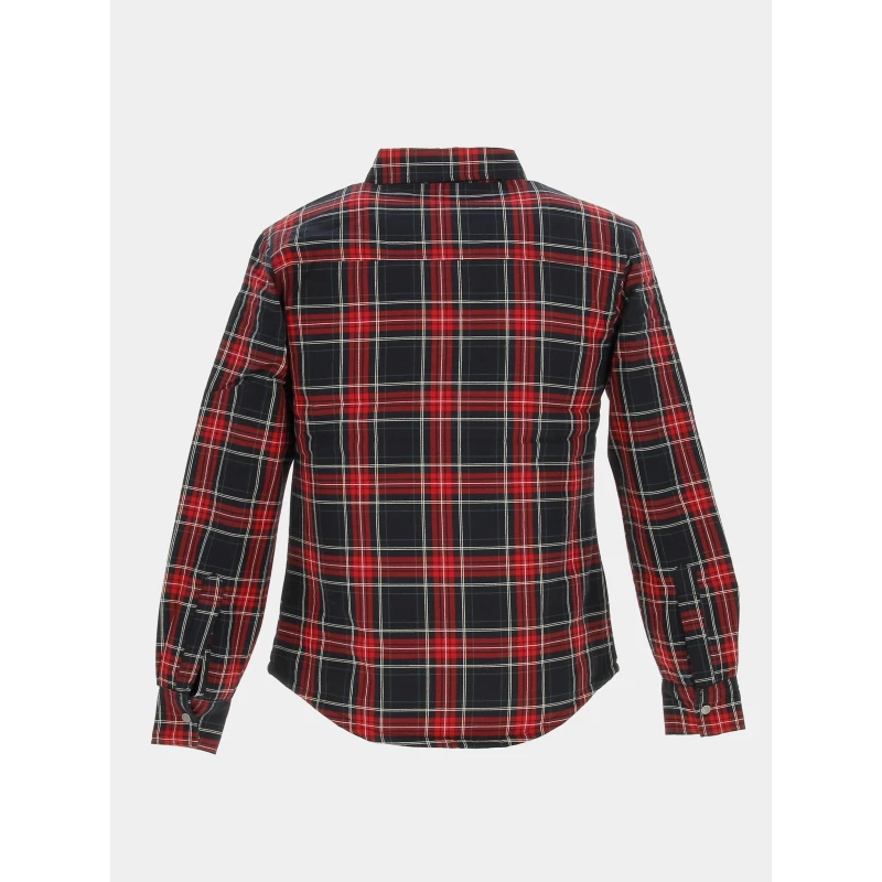 Surchemise à Carreaux Matelassée Rouge Homme - Treeker 9 4 Surchemise à Carreaux Matelassée Rouge Homme - Treeker 9 – Image 2