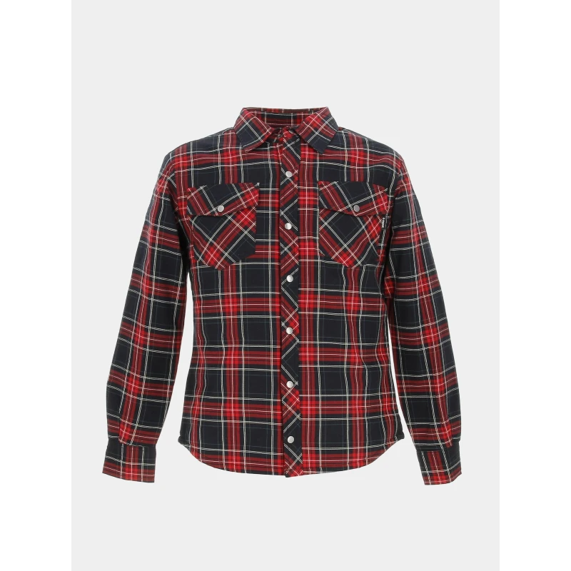 Surchemise à Carreaux Matelassée Rouge Homme - Treeker 9 3 Surchemise à Carreaux Matelassée Rouge Homme - Treeker 9