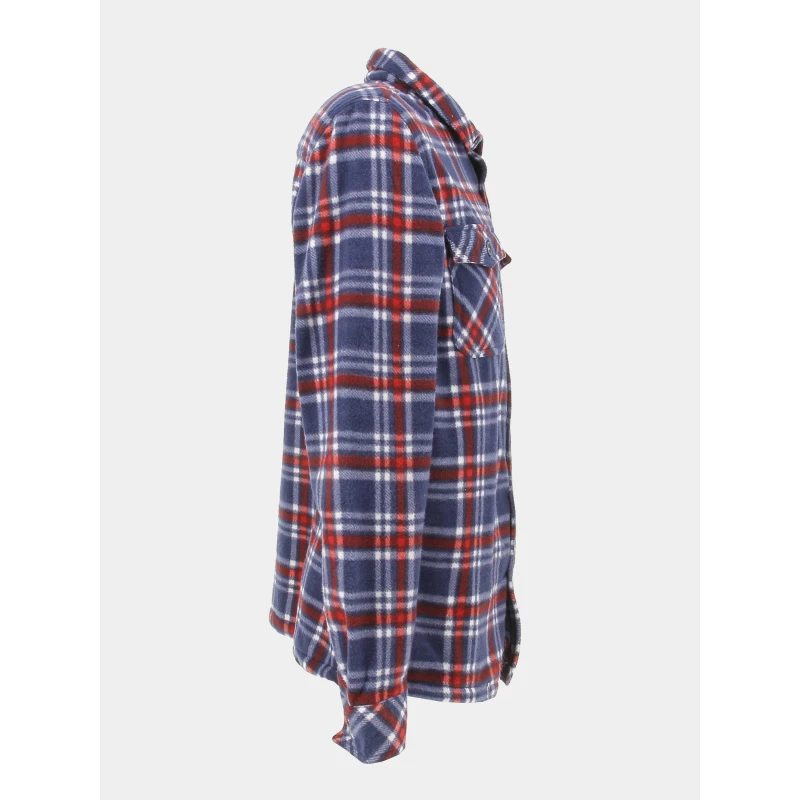 Surchemise Polaire à Carreaux Bleu Marine Homme - RMS 26 5 Surchemise Polaire à Carreaux Bleu Marine Homme - RMS 26 – Image 3