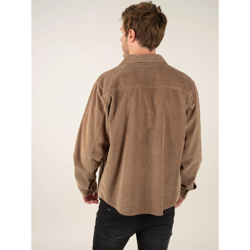 Surchemise Velours Alino Beige Homme - Deeluxe 4 Surchemise Velours Alino Beige Homme - Deeluxe – Image 2