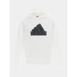 Sweat à Capuche Badge Of Sport Noir Blanc Homme - Adidas